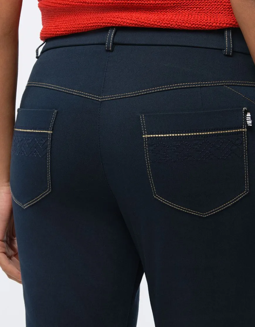 Jegging 7/ème bleu marine