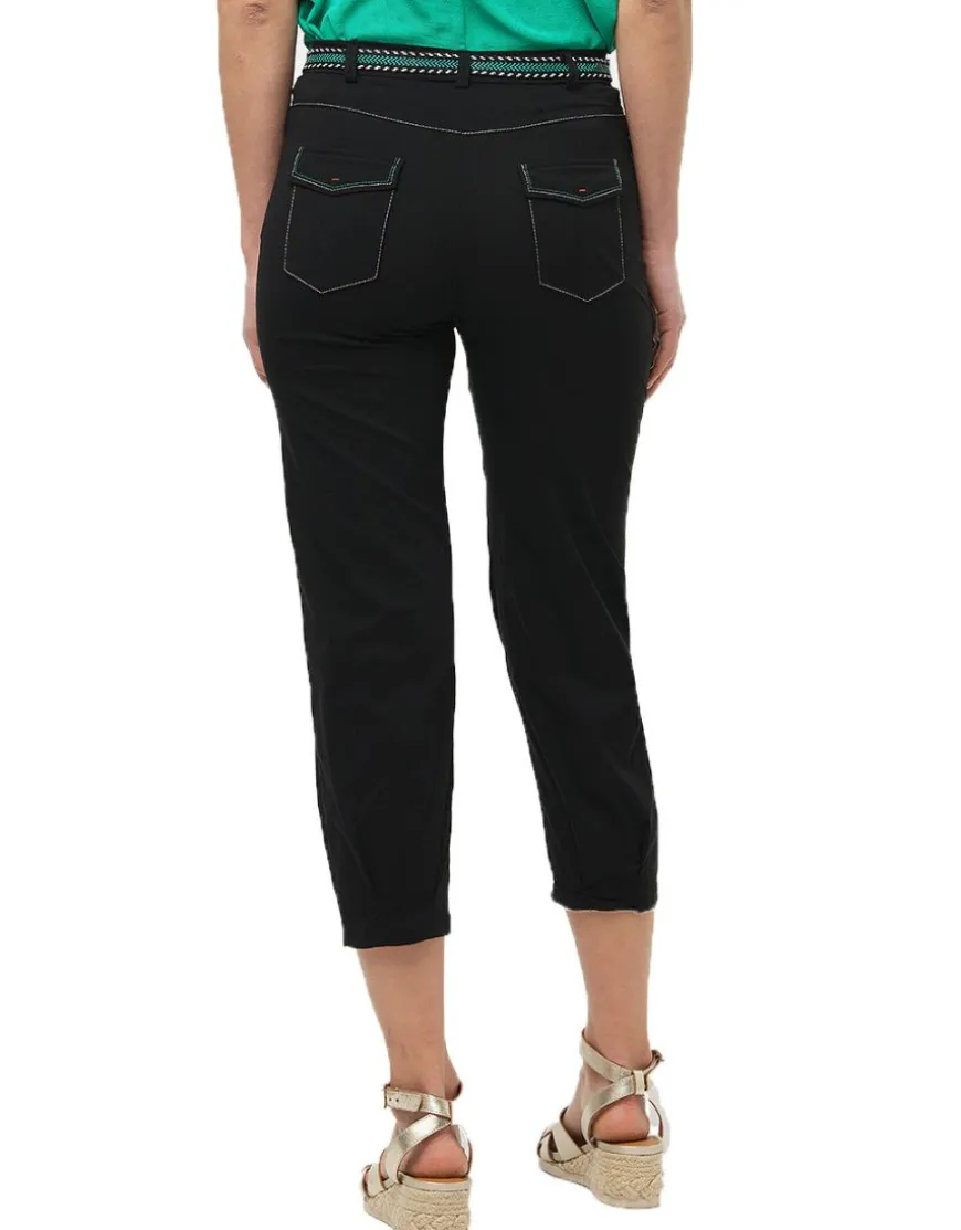 Jegging noir ceinture