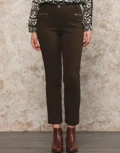 Jegging sergé kaki
