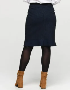 Jupe chic noir bleu