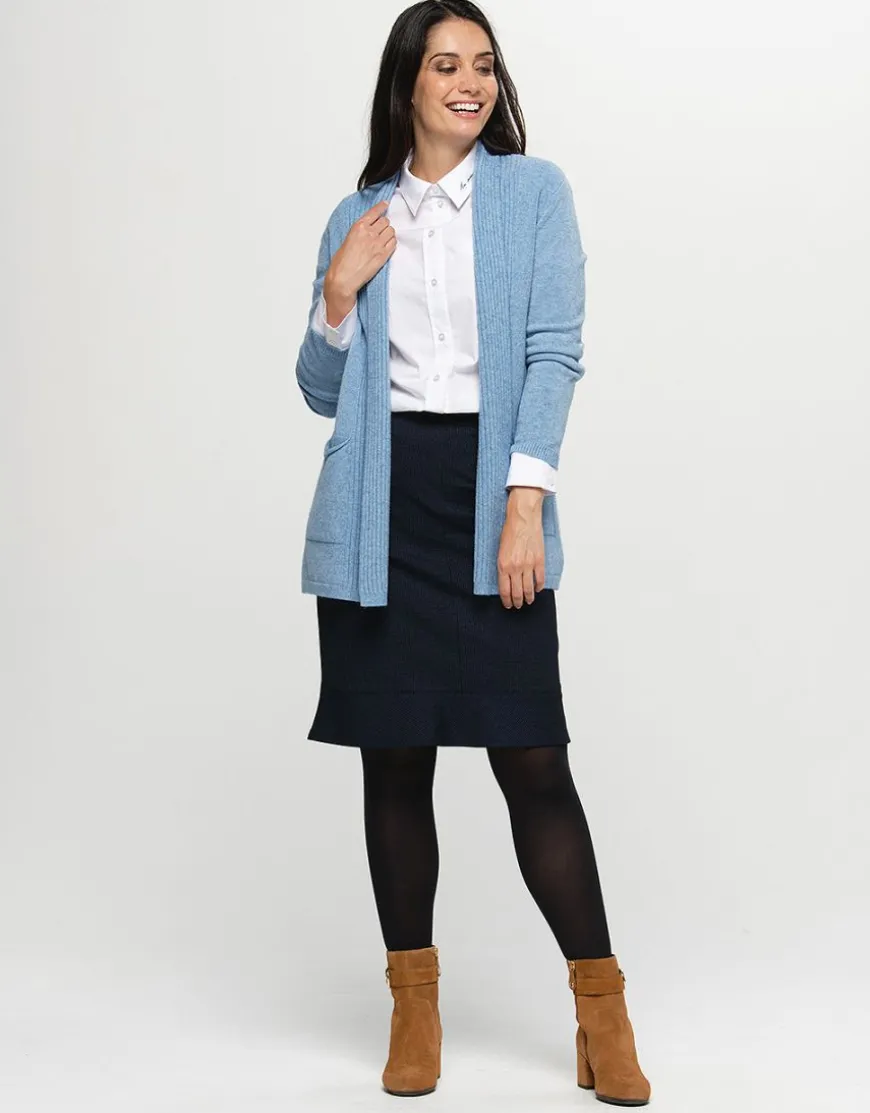Jupe chic noir bleu