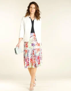 Jupe chic voile imprimé