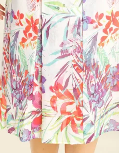 Jupe chic voile imprimé