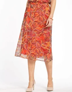 Jupe en voile marron