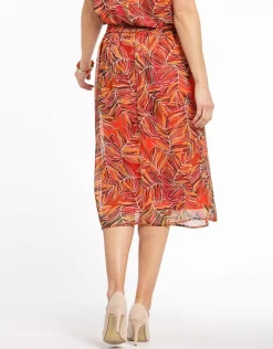 Jupe en voile marron