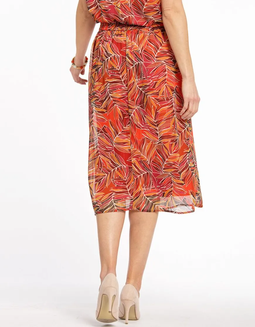 Jupe en voile marron