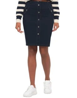 Jupe jean chic