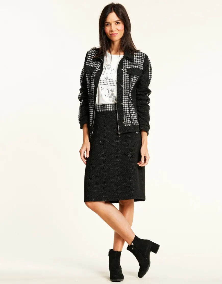 Jupe stretch noire chic