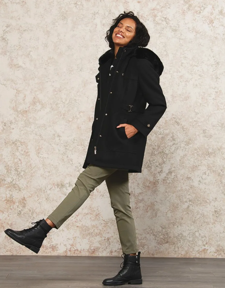 Manteau chic noir