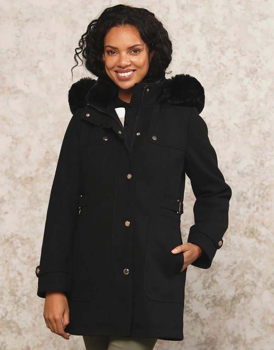 Manteau chic noir