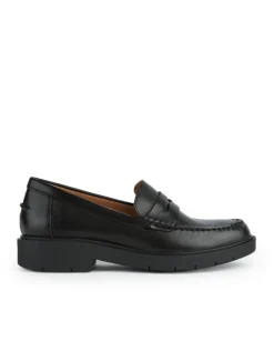 Mocassin 100% cuir noir GEOX