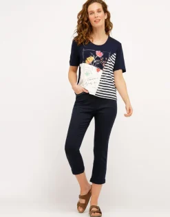 Pantacourt marine chic