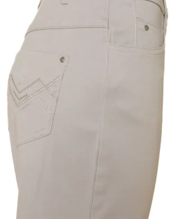 Pantalon beige en coton