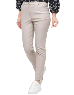 Pantalon beige imprimé