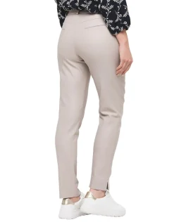 Pantalon beige imprimé