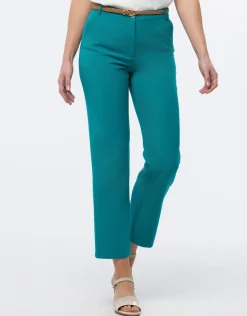 Pantalon chic émeraude