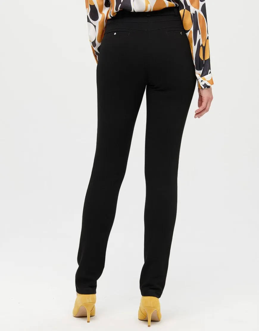 Pantalon chic slim noir
