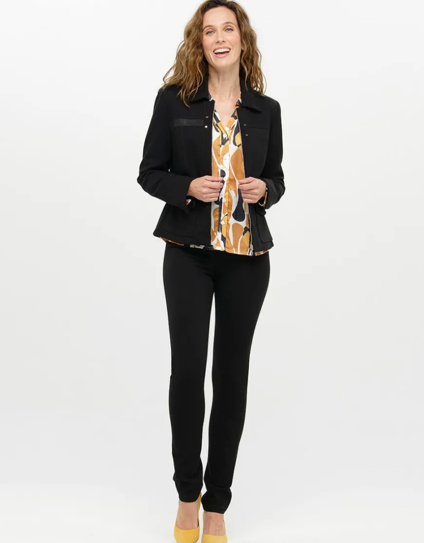 Pantalon chic slim noir