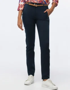 Pantalon coton marine