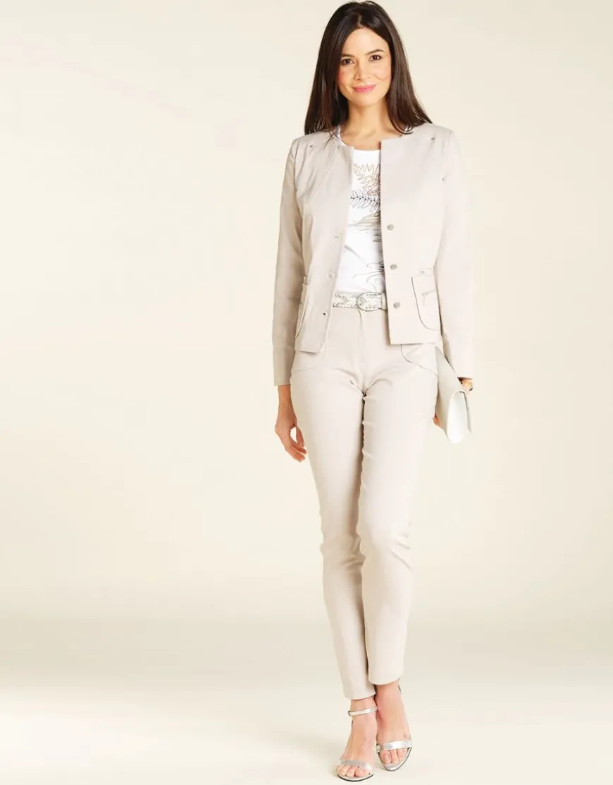 Pantalon 7/8e beige