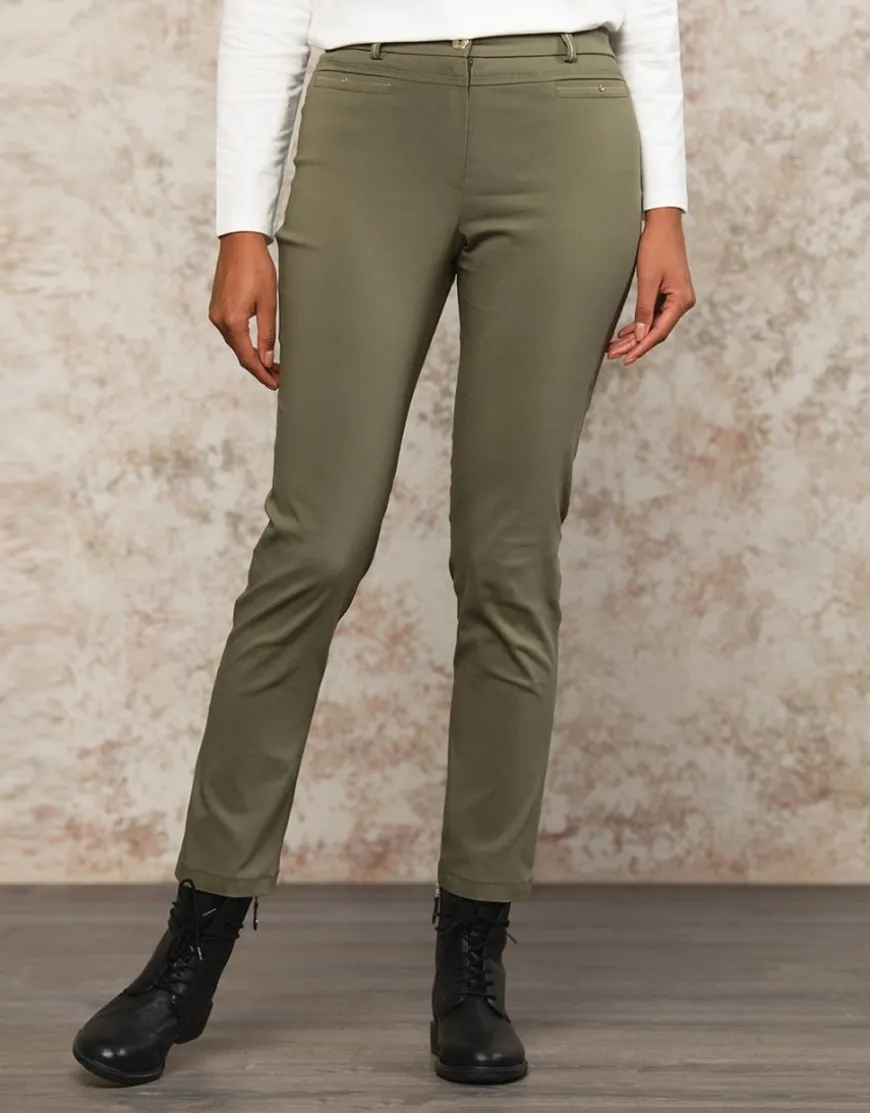 Pantalon kaki 7/8ème