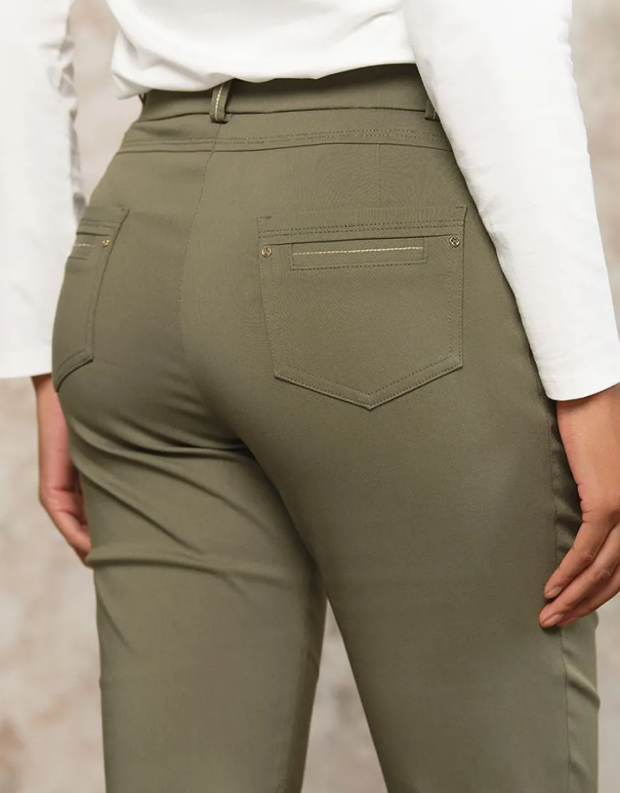 Pantalon kaki 7/8ème