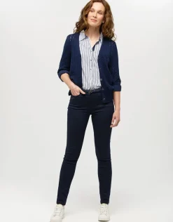 Pantalon marine coton
