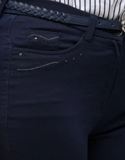Pantalon marine coton