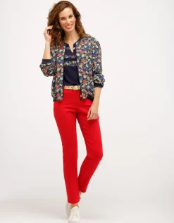 Pantalon 7/8ème rouge