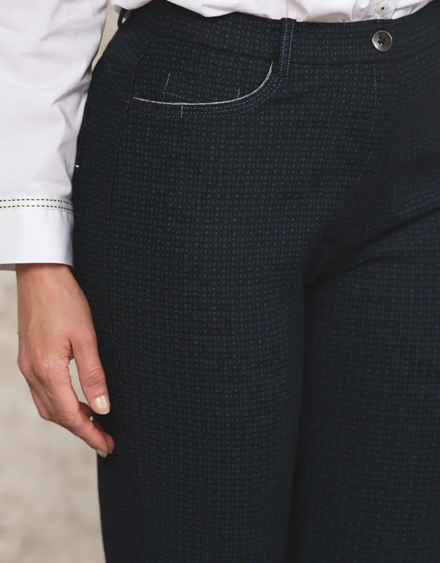 Pantalon Milano Noir bleu