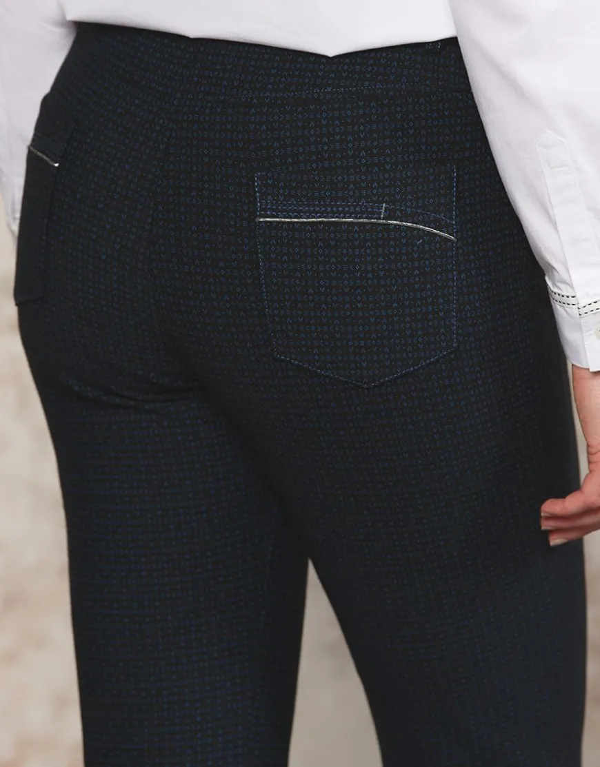 Pantalon Milano Noir bleu