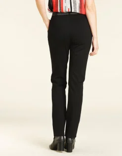 Pantalon noir chevrons