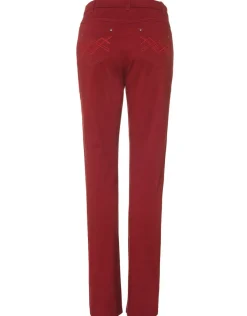 Pantalon rouge en coton