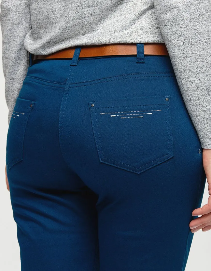 Pantalon slim bleu