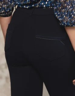 Pantalon slim Milano bleu