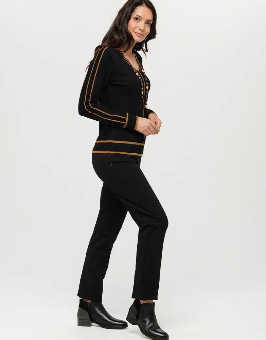Pantalon slim milano noir