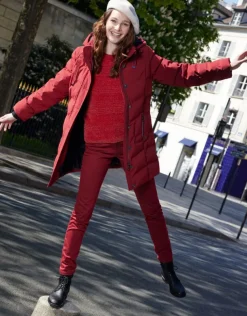 Pantalon slim rouge