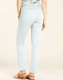 Pantalon stretch bleu