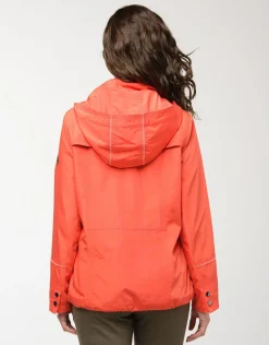 Parka courte corail