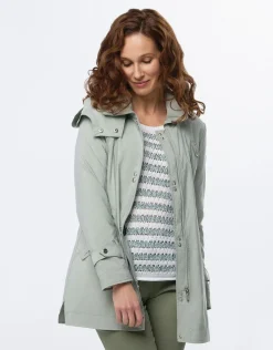 Parka vert amande