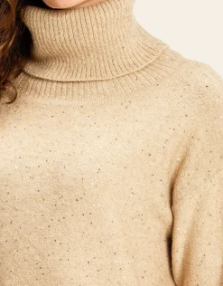 Pull ample col roulé