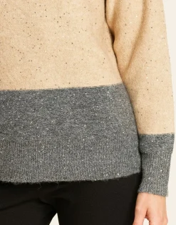 Pull ample col roulé