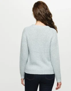 Pull bleu douillet