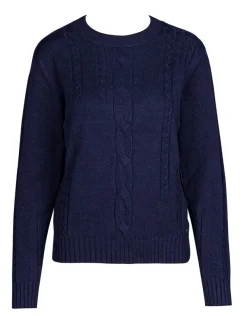 Pull torsadé marine