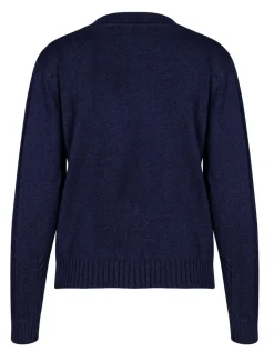 Pull torsadé marine