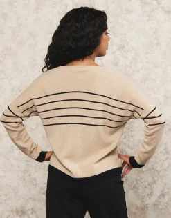 Pull V laine et cachemire