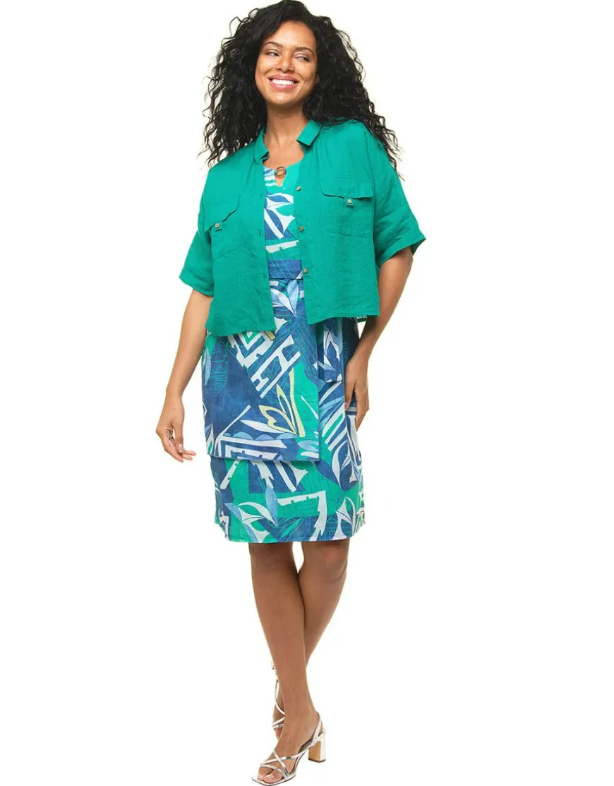 Robe 100 % coton bleu