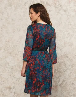 Robe bleu chic