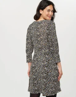 Robe cache-coeur floral