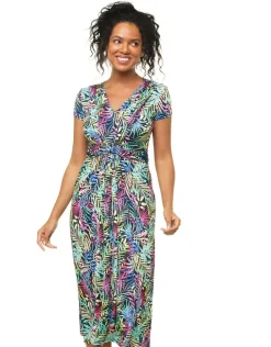 Robe longue imprimée